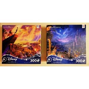 Two Disney Dreams Collection 300 pc Puzzles The Lion King & Beauty and The Beast